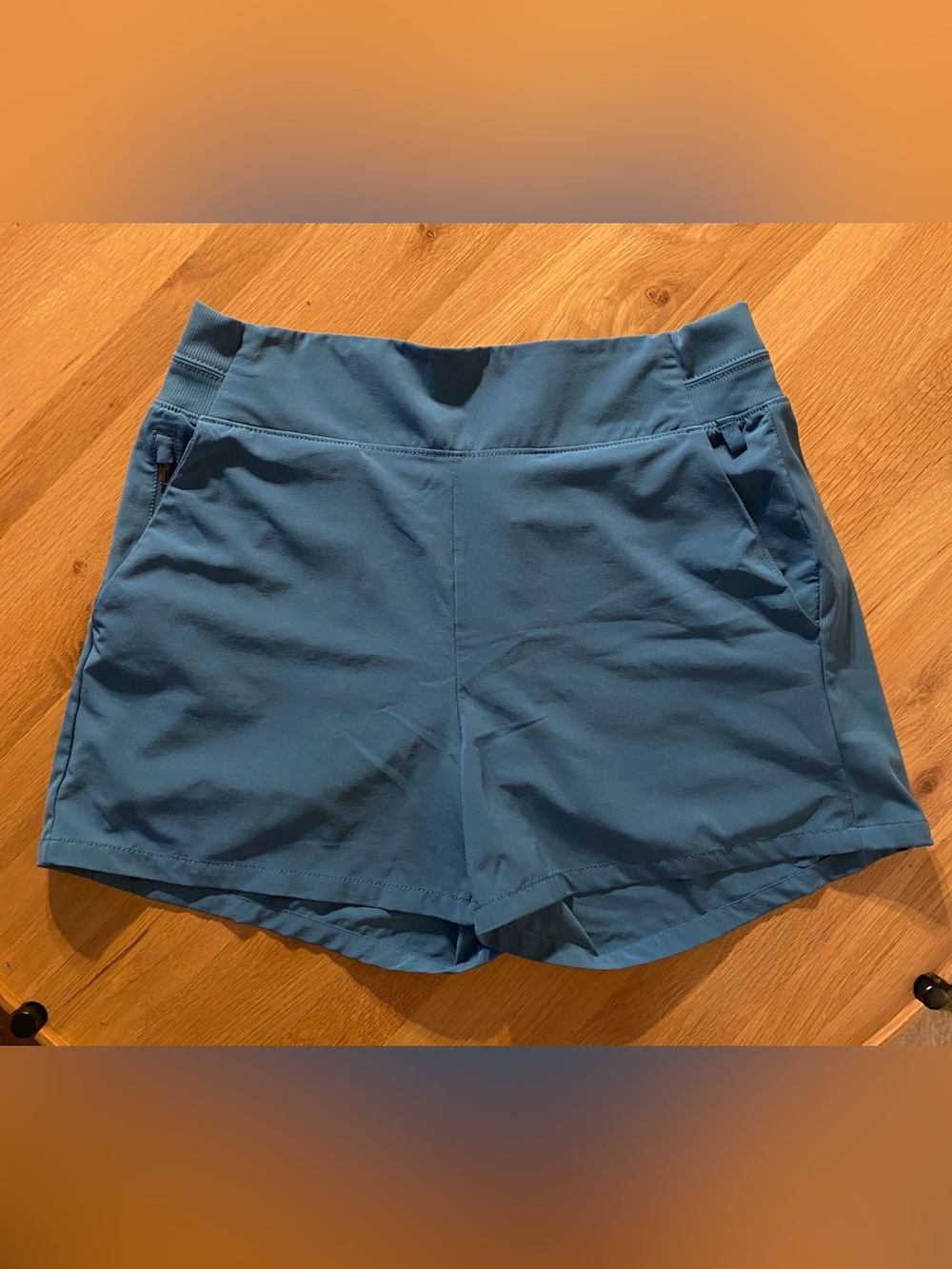 ATHLETA Brooklyn Shorts. Teal green. Lightweight and comfortable for the heat!